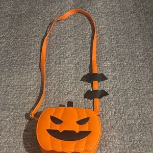 Orange Pumpkin Crossbody Bag
